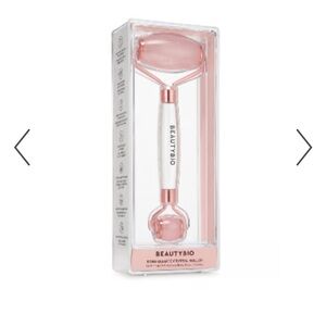 NWT BEAUTYBIO Rose Quartz Facial Roller Sealed